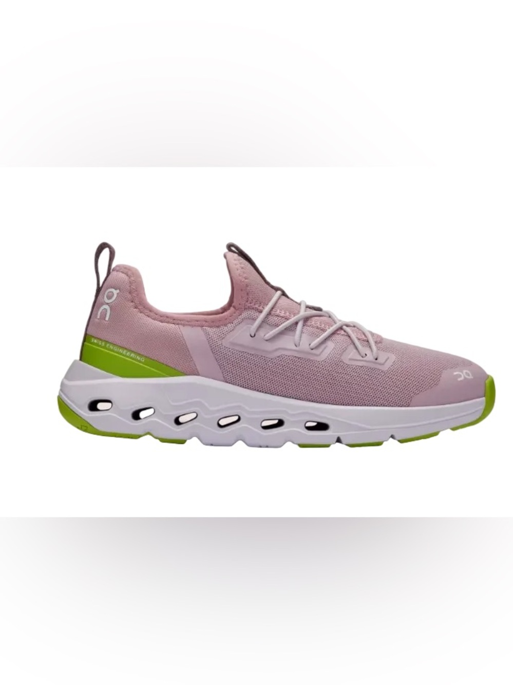 Kids' On Running Cloudleap Sneakers Mauve Kiwi Pink size 12